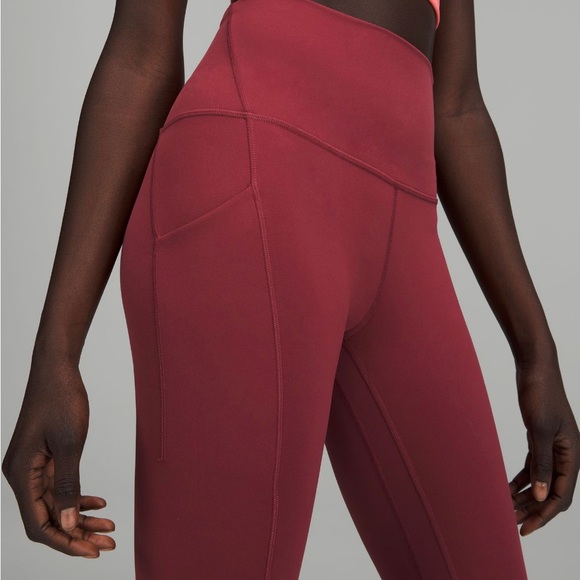 Lululemon Align HR 25” pants with pockets size 4 Mulled Wine - Picture 8 of 9